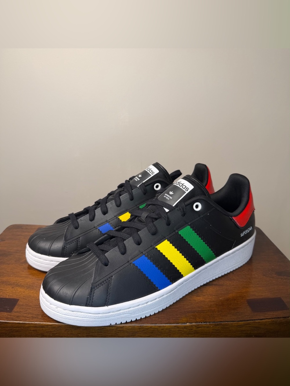 adidas Superstar OT Tech Black Multi Men’s 11.5 GV7572 Shell Toe Sneakers